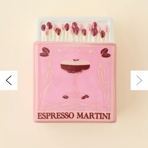 Espresso Martini Pink Decorative Trinket Box